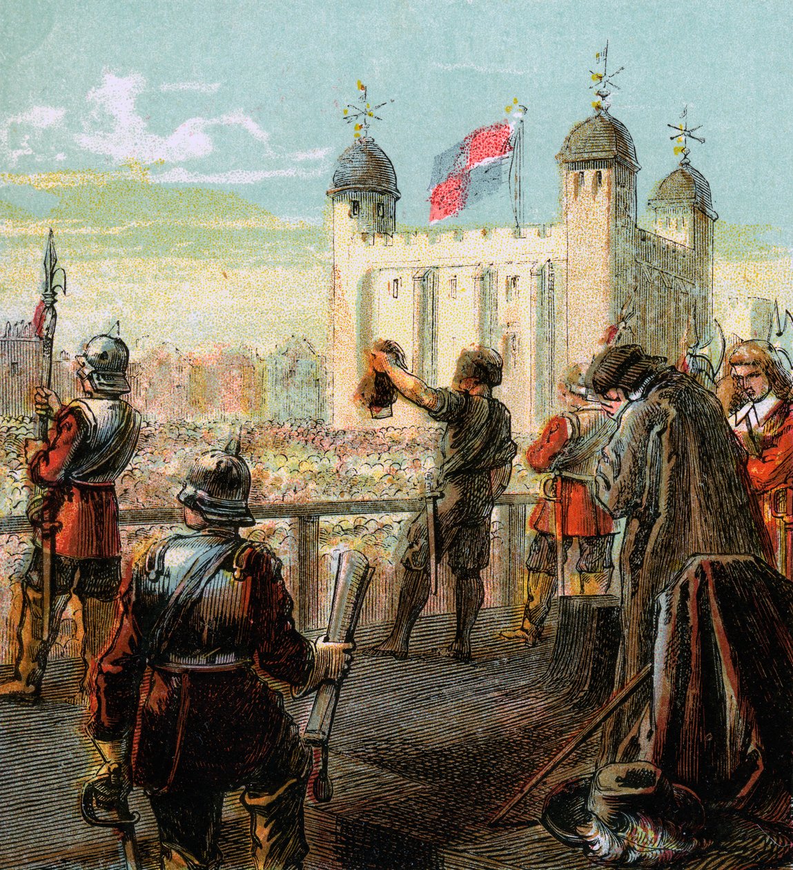 Die Hinrichtung von Lord Strafford, 1641, ca. 1850 von Unbekannt
