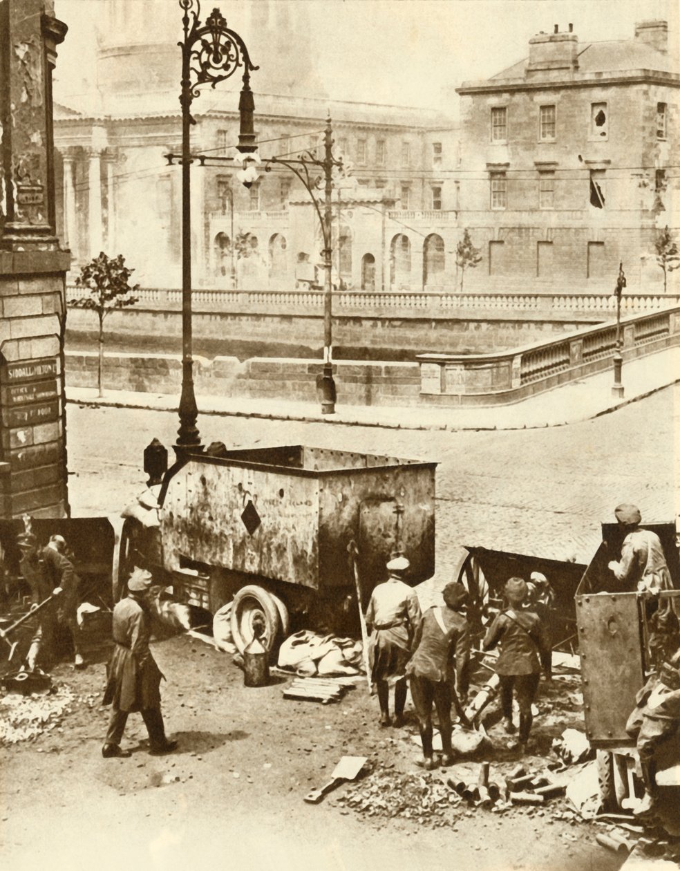 Die Vier Gerichte, Dublin, Irland, Juli 1922, 1935 von Unbekannt