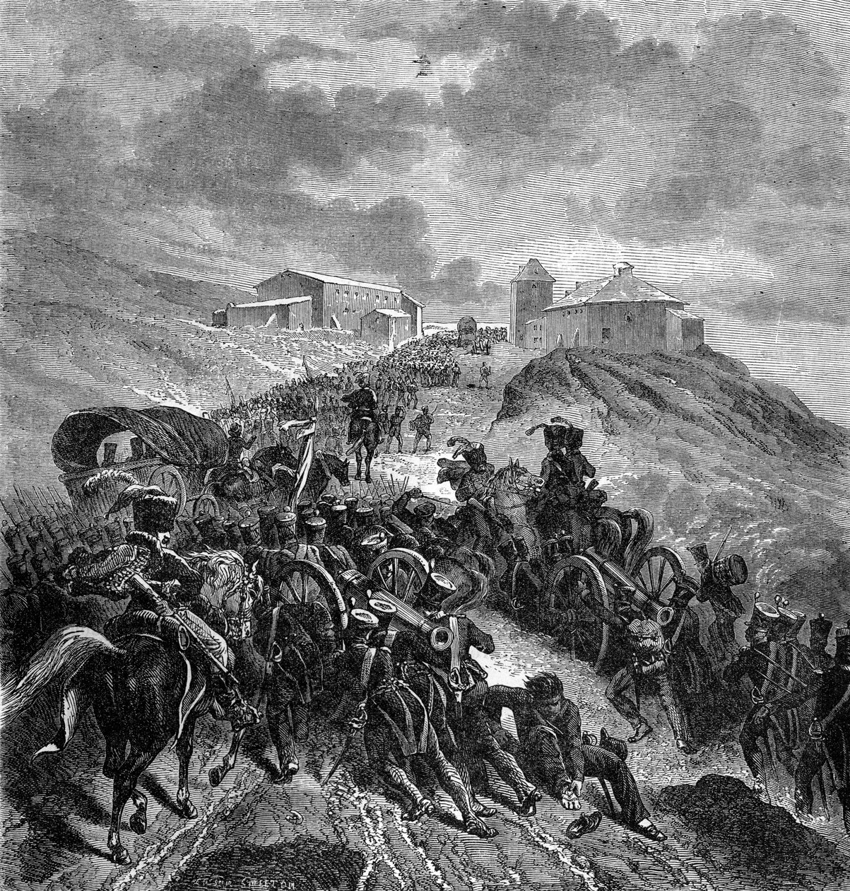 Die französische Armee überquert die Sierra Guadarrama, Spanien, 22.-24. September 1808, 1882-1884 von Unbekannt