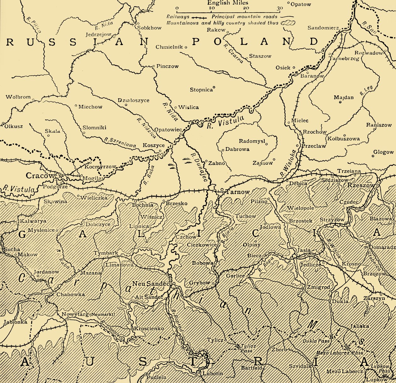 Die Galizien-Kampagne, Erster Weltkrieg, um 1915, um 1920 von Unbekannt