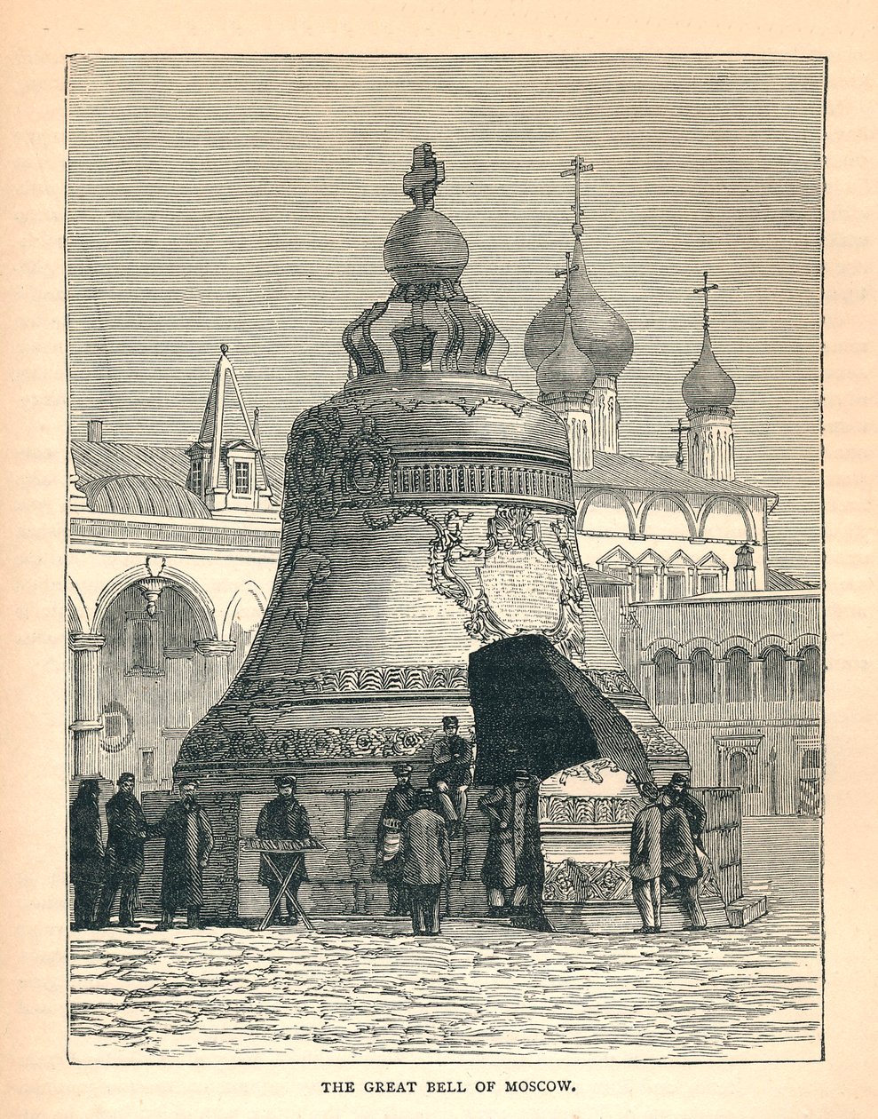 Die Große Glocke von Moskau von Unbekannt