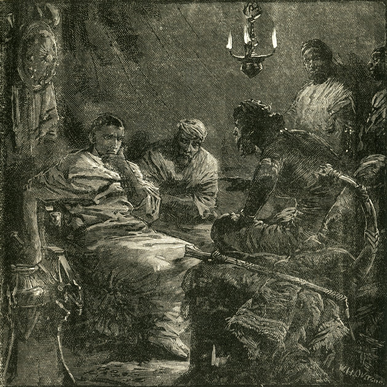 Das Interview zwischen Bocchus und Sulla, 1890 von Unbekannt