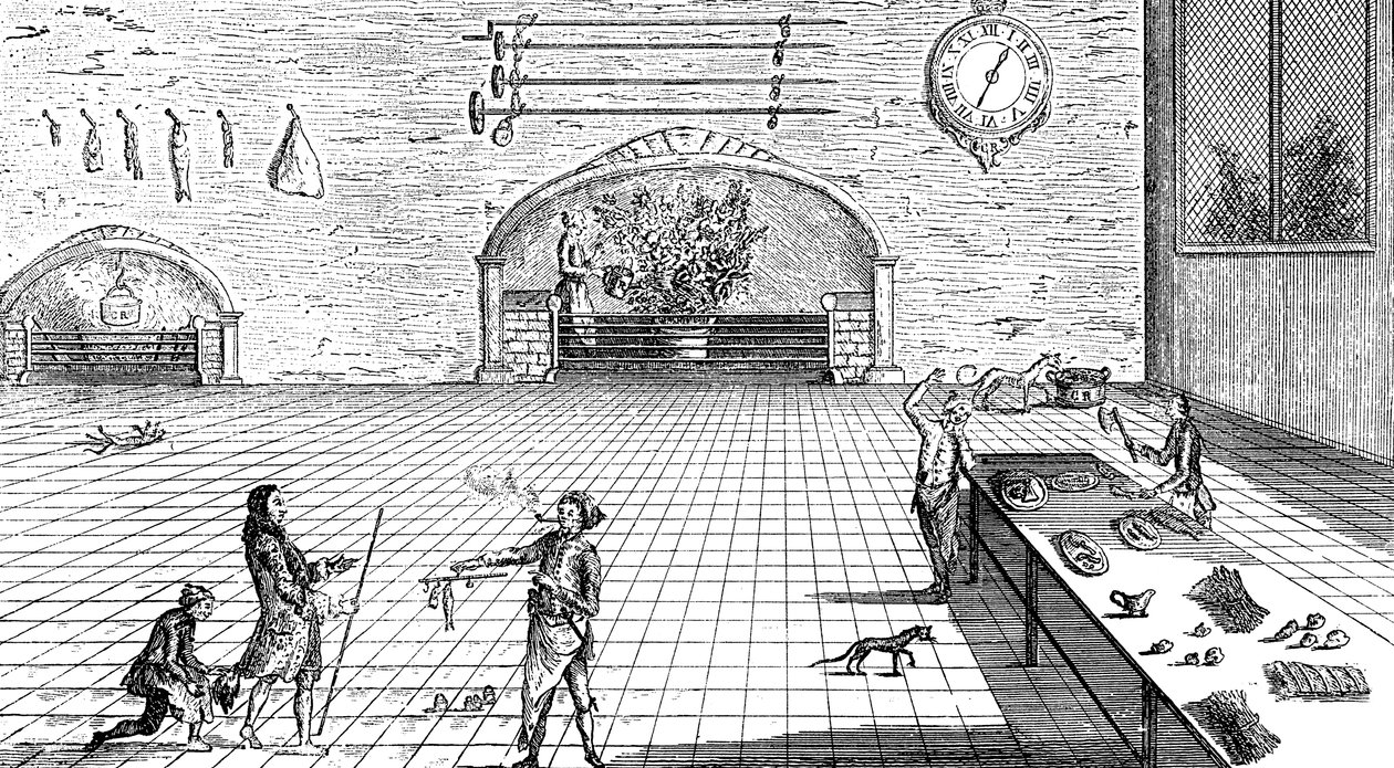 Die verwandelte Küche, 1762 von Unbekannt