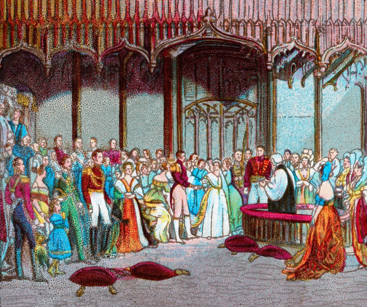 Die Hochzeit von Königin Victoria, 10. Februar 1840 von Unbekannt