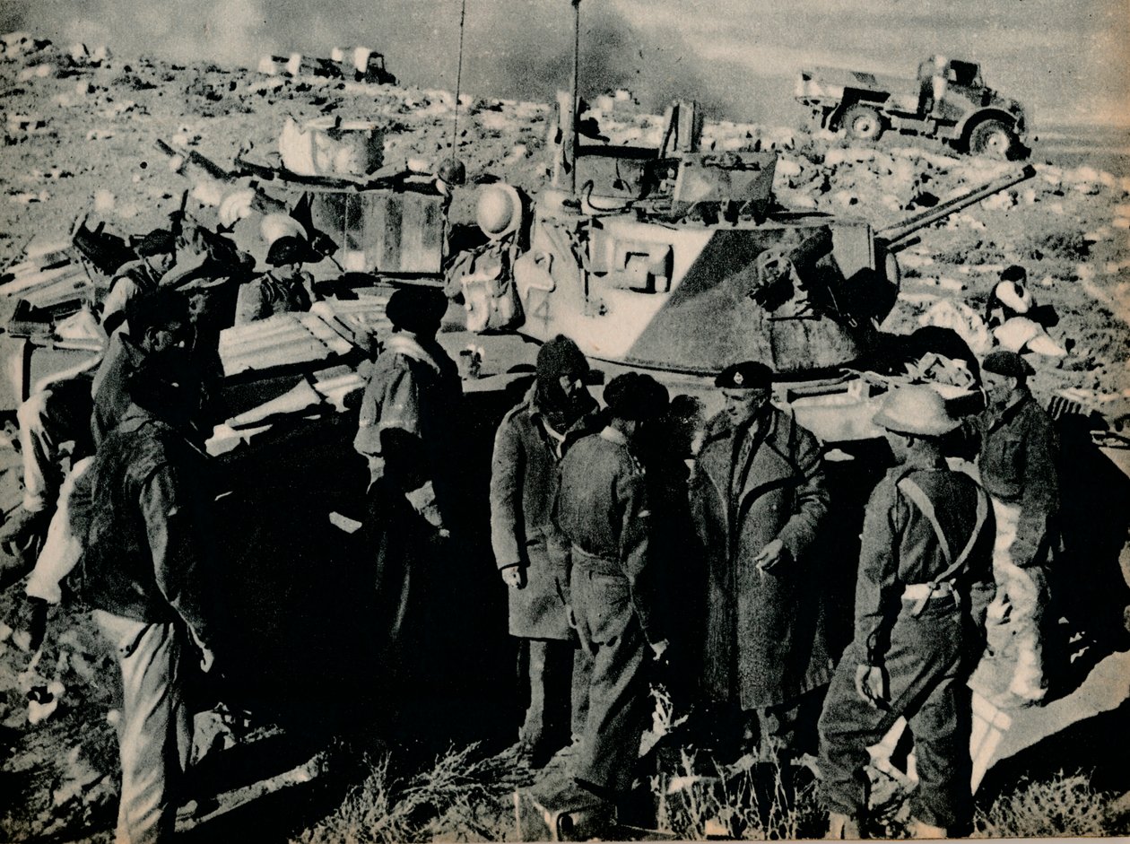 Das Treffen bei El Duda. Am 26. November nahm die Tobruk-Garnison El Duda ein, 1941-1944 von Unbekannt