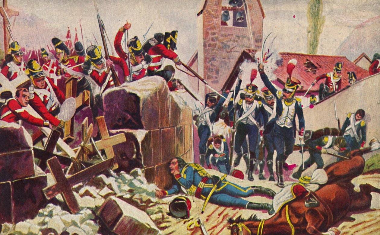 Die Ox. und Bucks. Leichte Infanterie. Die Schlacht im Kirchhof von Vimiero, 1808, 1939 von Unbekannt