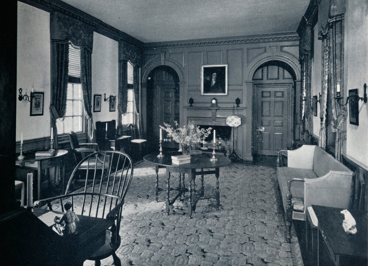 Das Wohnzimmer der Raleigh Taverne, um 1938 von Unbekannt