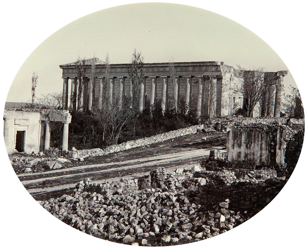 Die Peter-und-Paul-Kathedrale in Sewastopol nach dem Krimkrieg, Krim, späte 1850er Jahre von Unbekannt