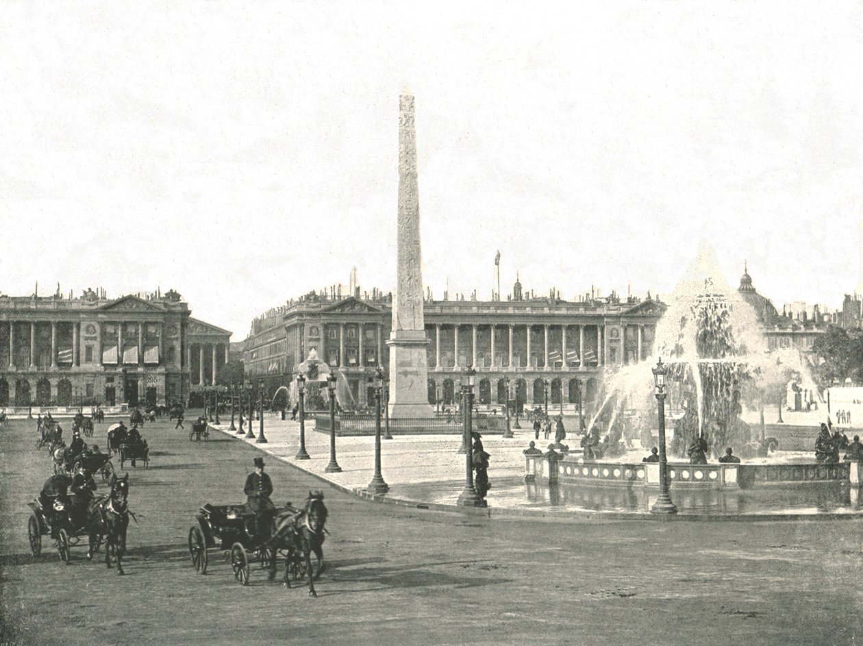 Place de la Concorde, Paris, Frankreich von Unbekannt