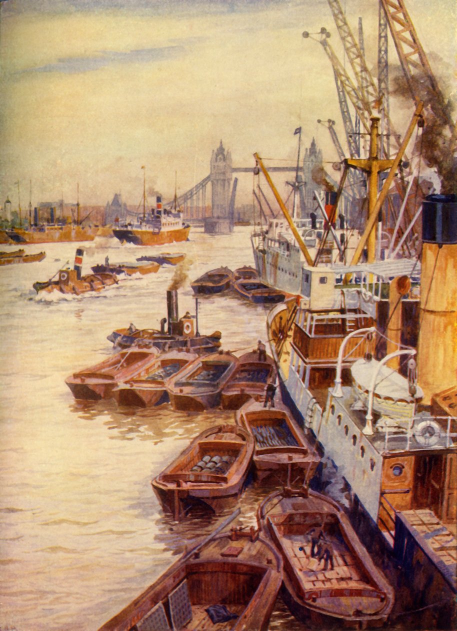 Der Pool von London, ca. 1948 von Unbekannt