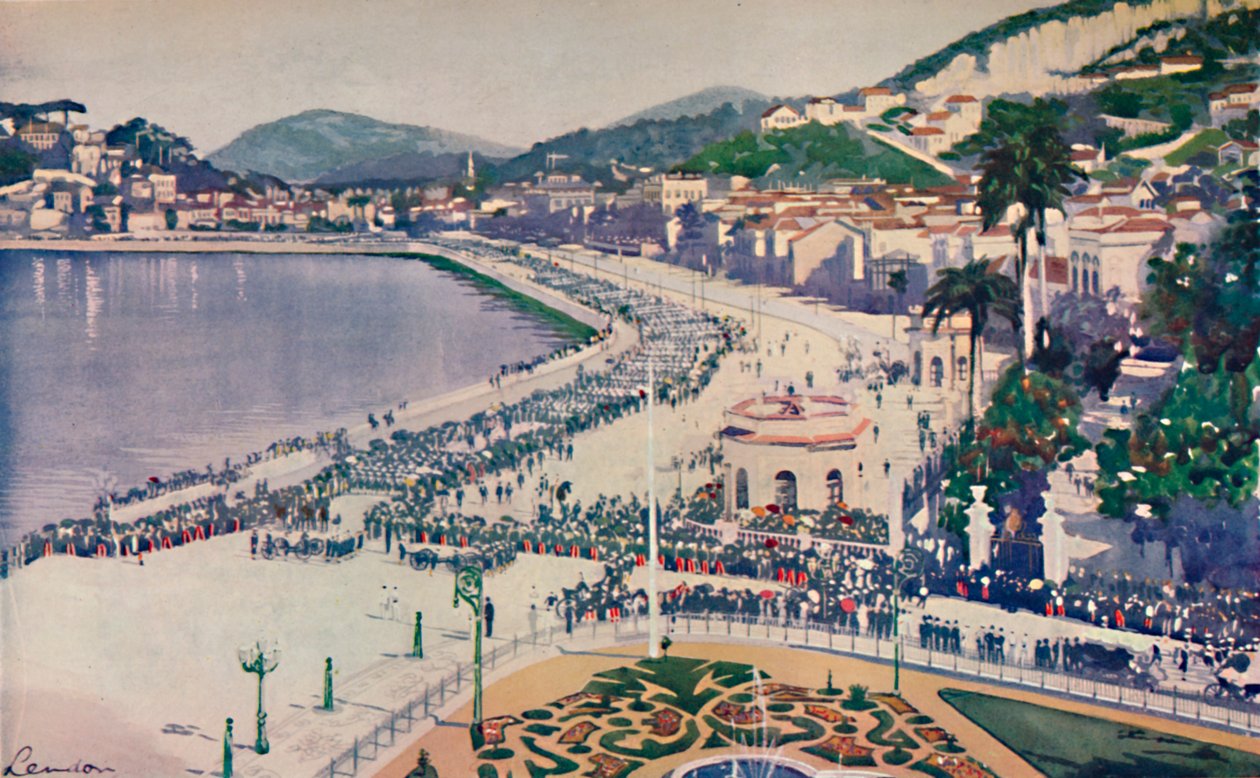 Die Praia da Lapa und Praca da Gloria, 1914 von Unbekannt