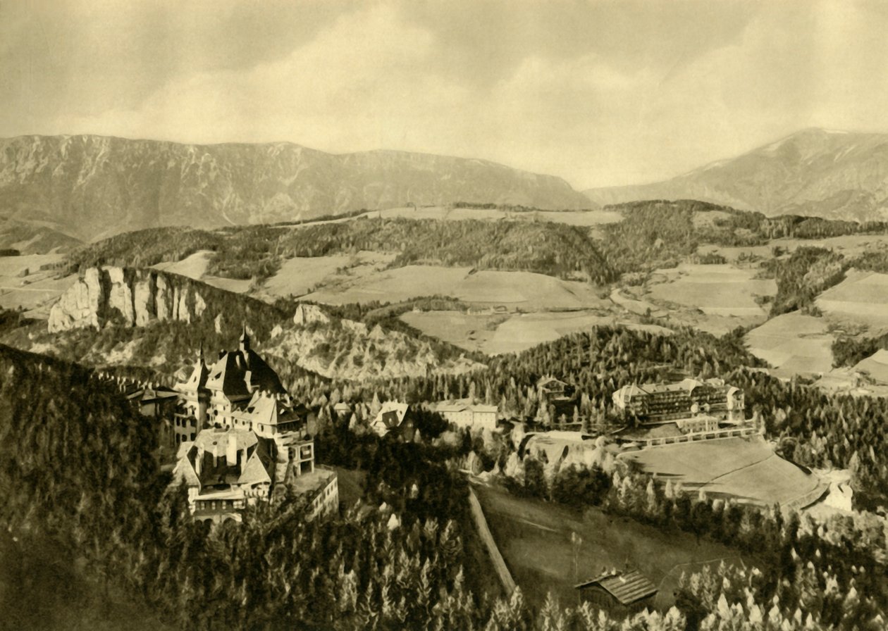 Der Schneeberg und das Rax-Gebirge, Semmering, Niederösterreich, ca. 1935 von Unbekannt