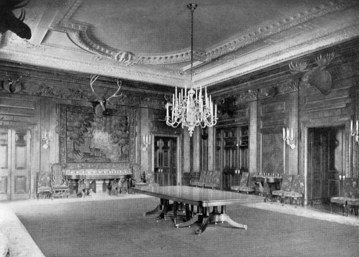 Der Staatsesssaal im Weißen Haus, Washington DC, USA, 1908 von Unbekannt