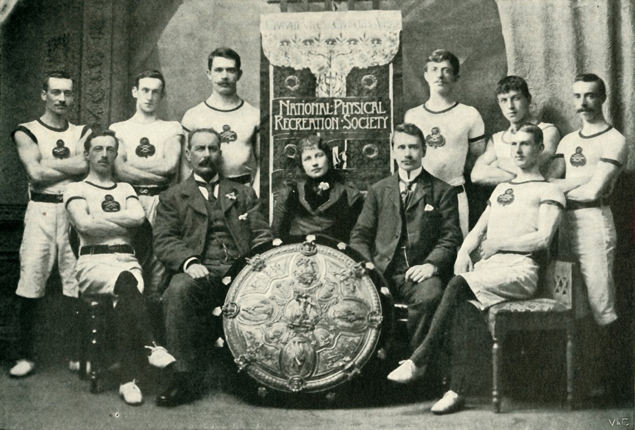 Das Team der Aberdeen Turner, Gewinner des N.P.R.S. Challenge Shield, 1902 von Unbekannt