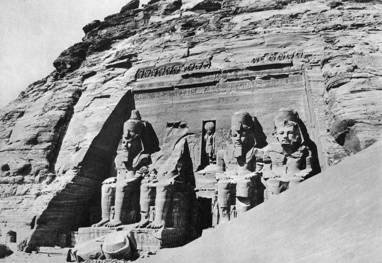 Der Tempel von Abu Simbel, Ägypten, 1936 von Unbekannt