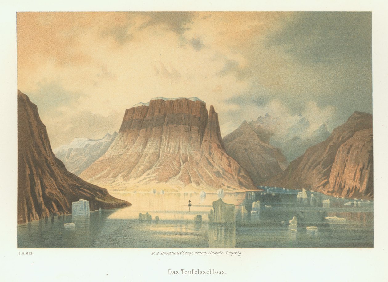 Das Teufelsschloss im Kejser Franz Joseph Fjord. Die zweite deutsche Nordpolarexpedition in die Arktis von Unbekannt