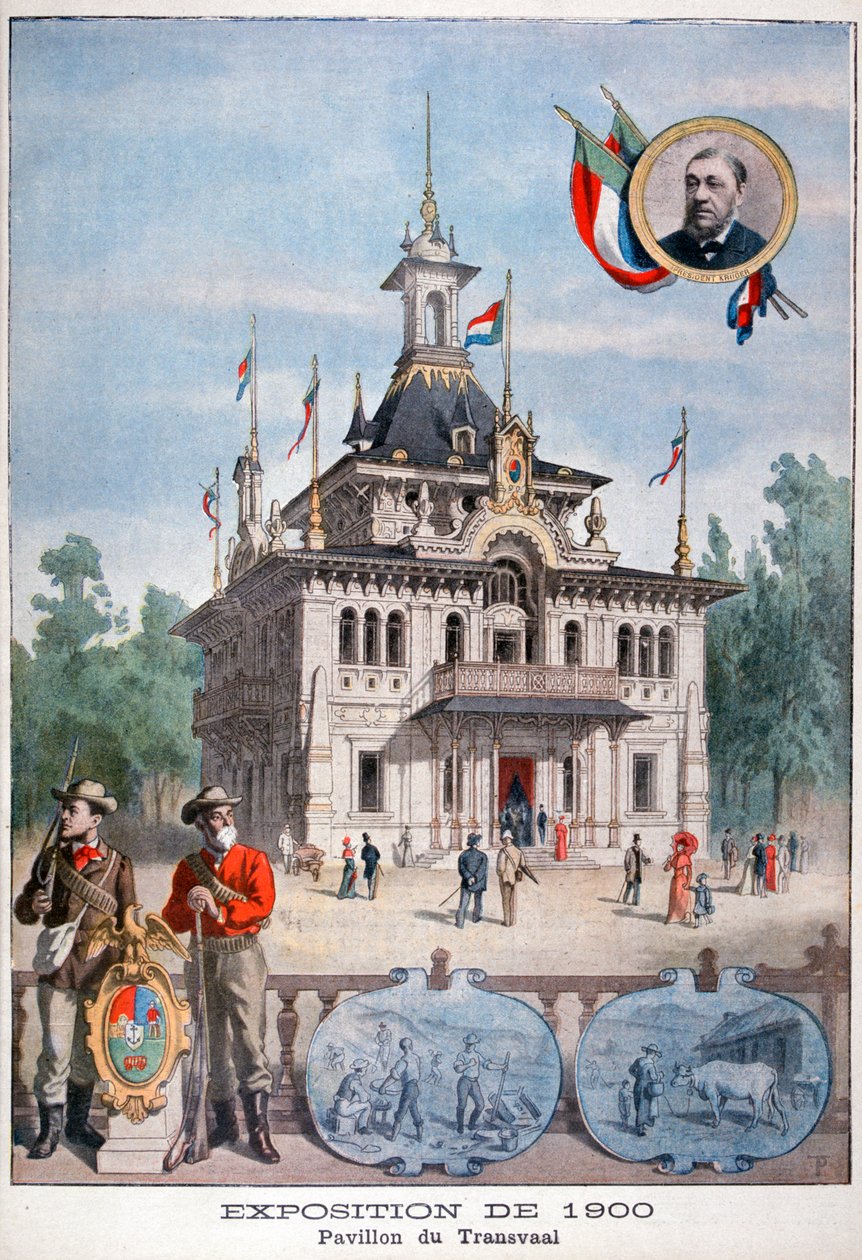 Der Transvaal-Pavillon auf der Weltausstellung 1900, Paris, 1900 von Unbekannt