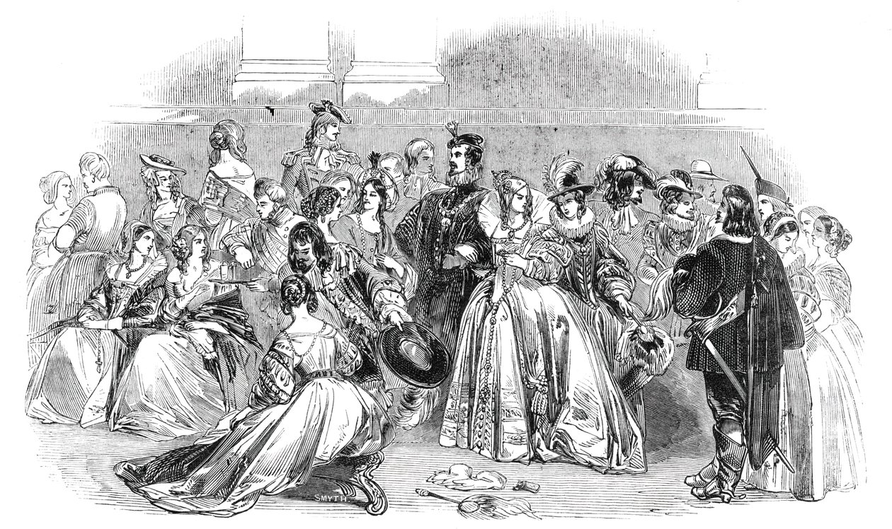 Der Waverley Ball, 1844 von Unbekannt