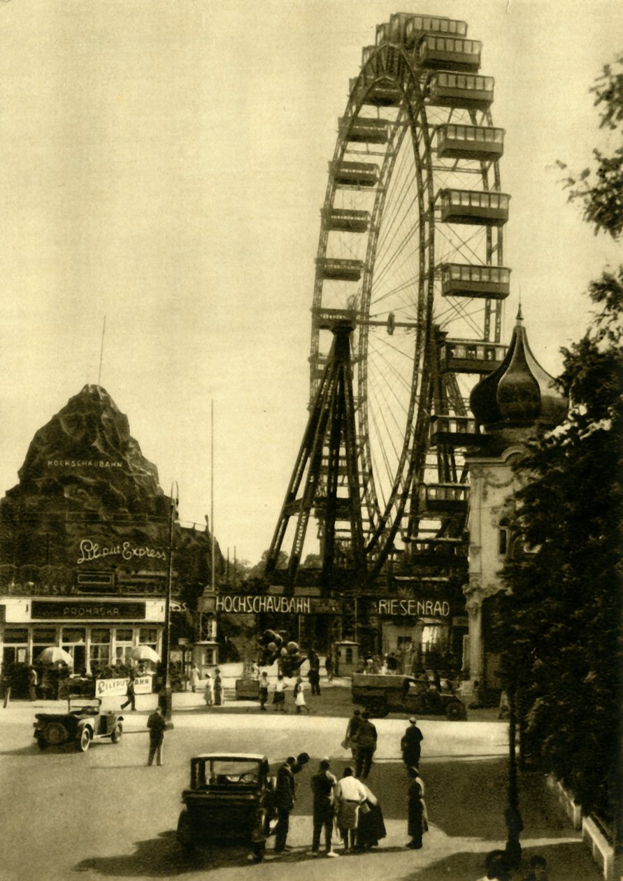 Das Wiener Riesenrad, Wien, Österreich, ca. 1935 von Unbekannt