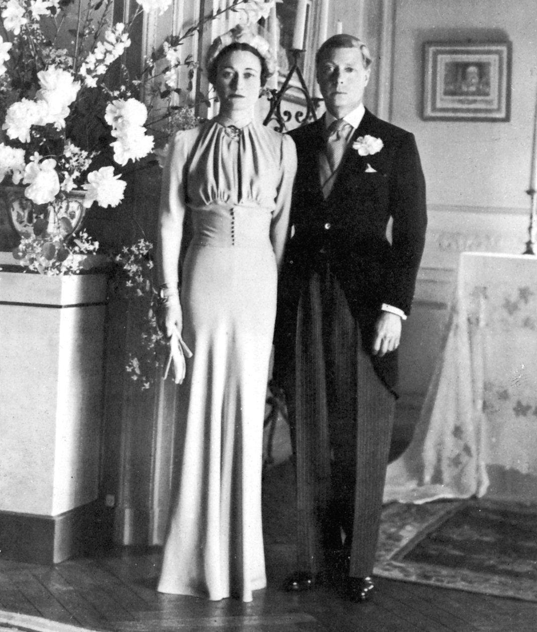 Die Hochzeit des Herzogs von Windsor und Wallis Simpson, 1937 von Unbekannt
