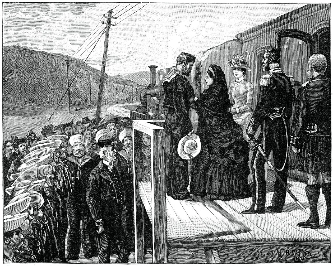 Die Königin überreicht die Albert-Medaille an Küstenwächter George Oatley von Unbekannt