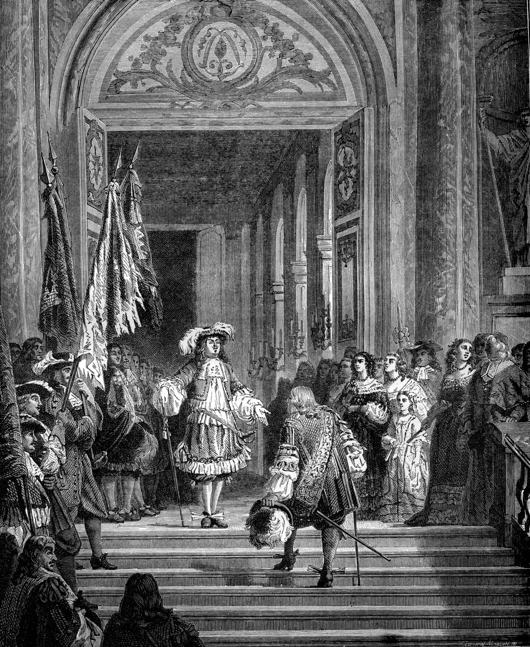 Die Rückkehr des Grand Condé nach Versailles, 1674 1882-1884 von Unbekannt