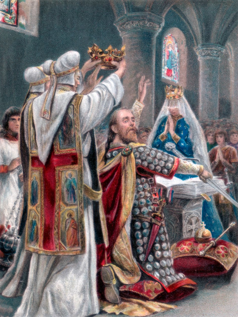 Die Eidnahme von Eduard dem Bekenner, Winchester, 1042, 1902 von Unbekannt