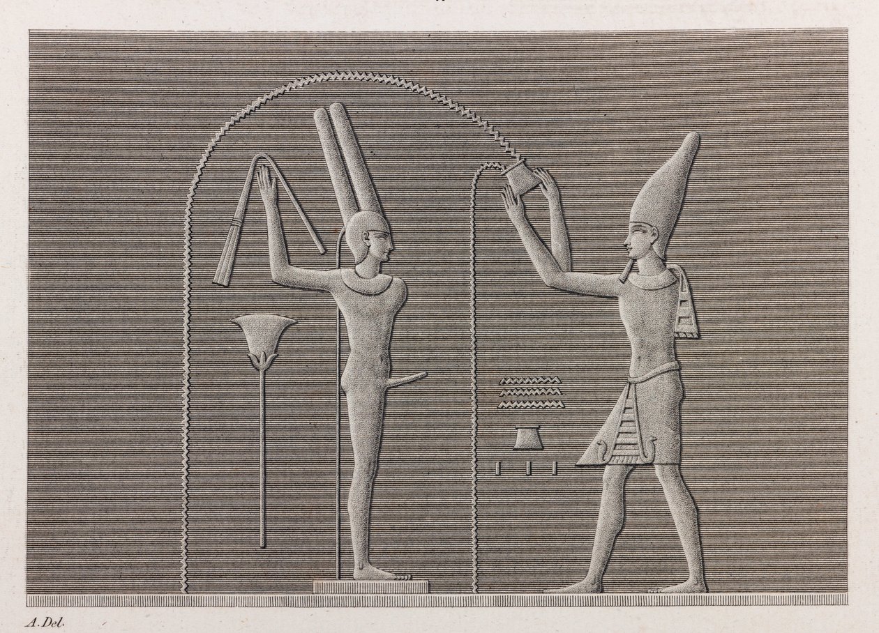 Theben: Karnak, Nahaufnahme von Unbekannt