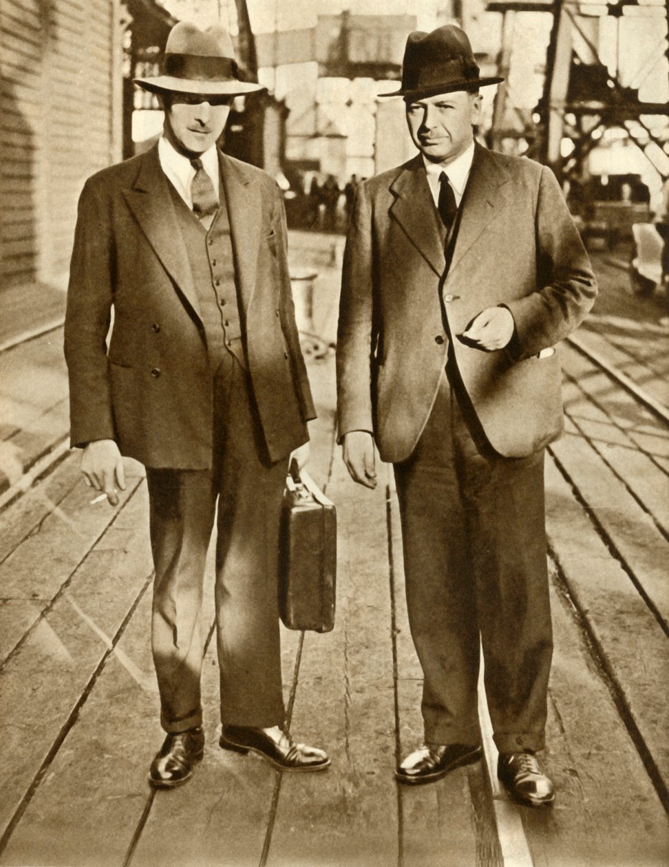 Thornton und MacDonald nach der Metro-Vickers-Affäre freigelassen, 1933, 1935 von Unbekannt