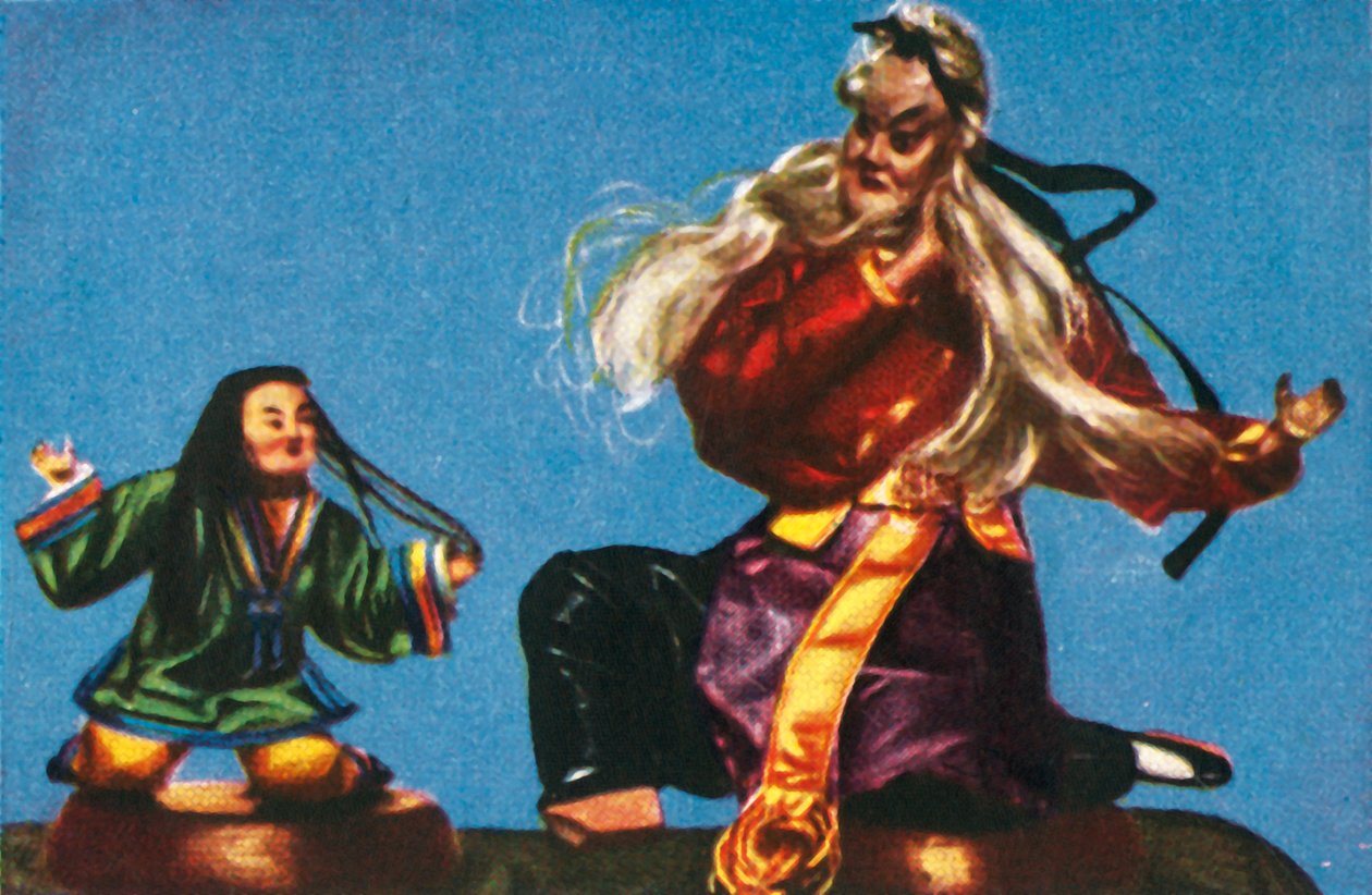 Traditionelles chinesisches Theater, ca. 1928 von Unbekannt