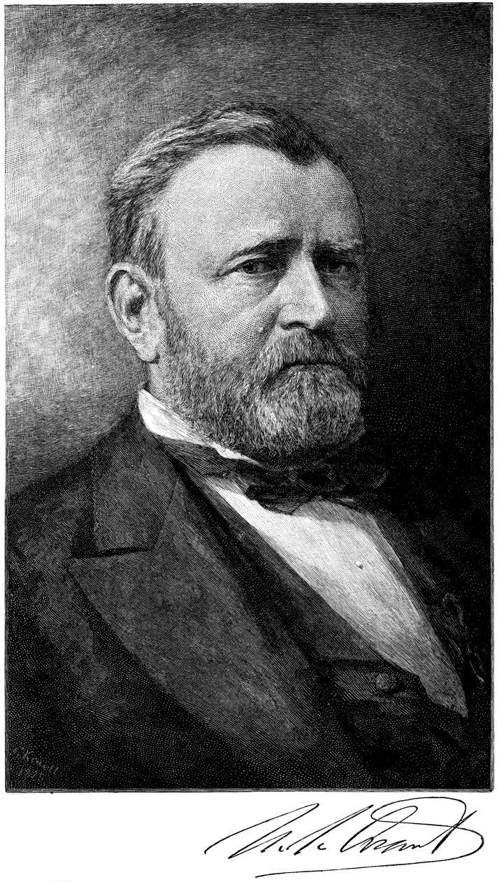 Ulysses S. Grant, amerikanischer Soldat und Staatsmann, späte 19. Jahrhundert von Unbekannt