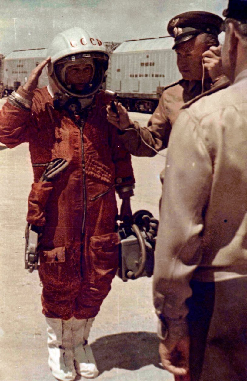Valentina Tereshkova, russische Kosmonautin, Baikonur Kosmodrom, UdSSR, 16. Juni 1963 von Unbekannt