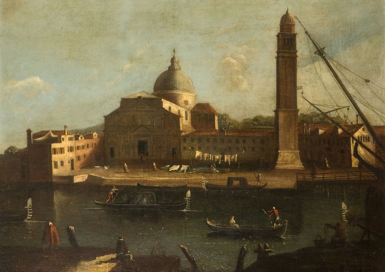 Blick auf Venedig - Die Kirche Il Redentore, 1700-1800 von Unbekannt