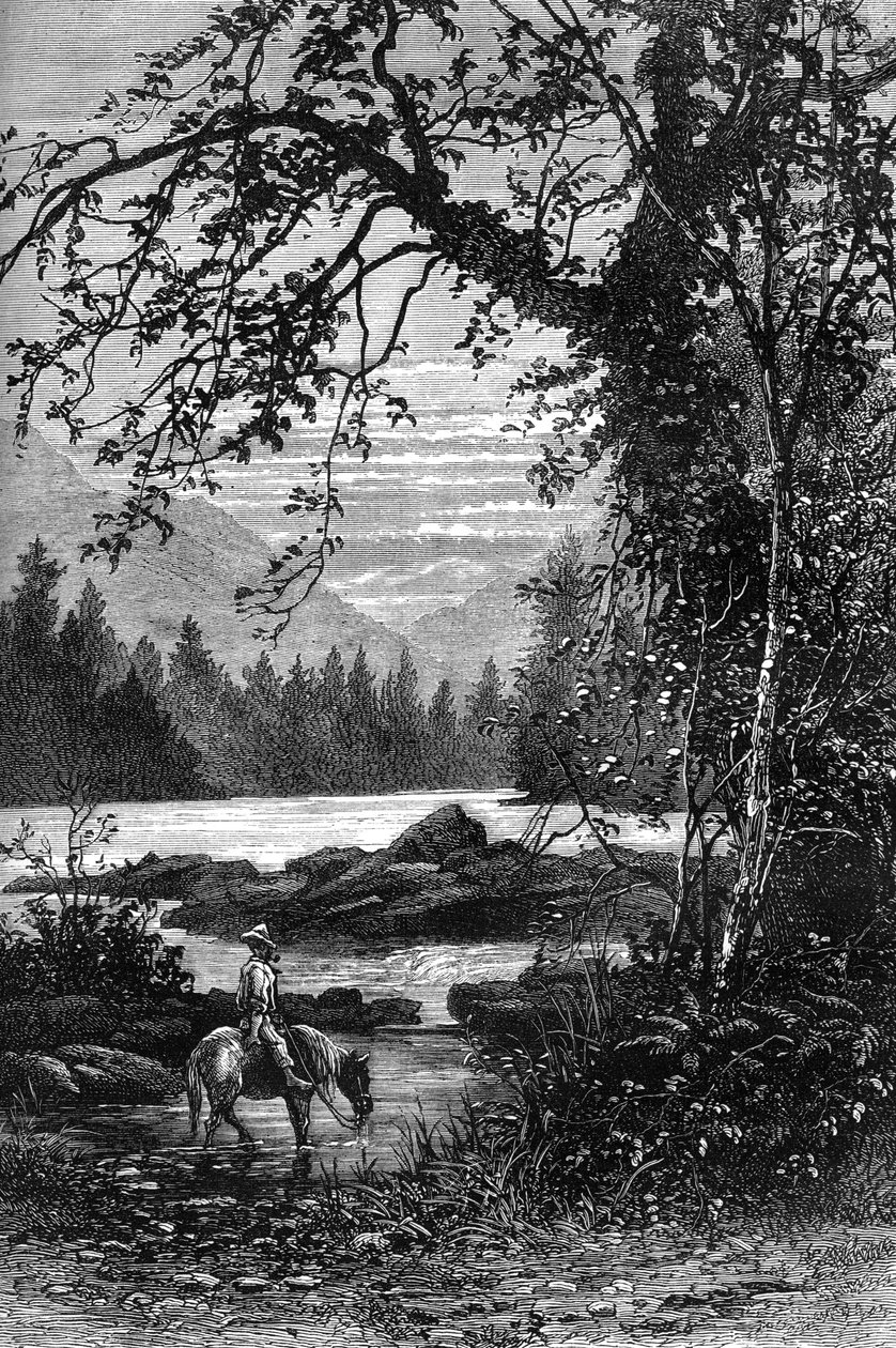 Ansicht von North Carolina, späte 18. Jahrhundert von Unbekannt