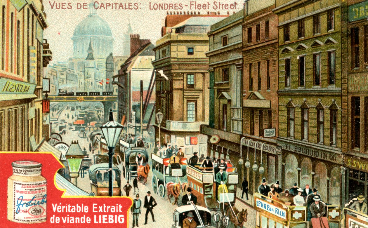 Ansichten von Hauptstädten: Fleet Street, London von Unbekannt