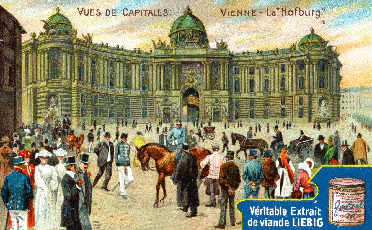 Ansichten von Hauptstädten: Die Hofburg, Wien, ca. 1900 von Unbekannt