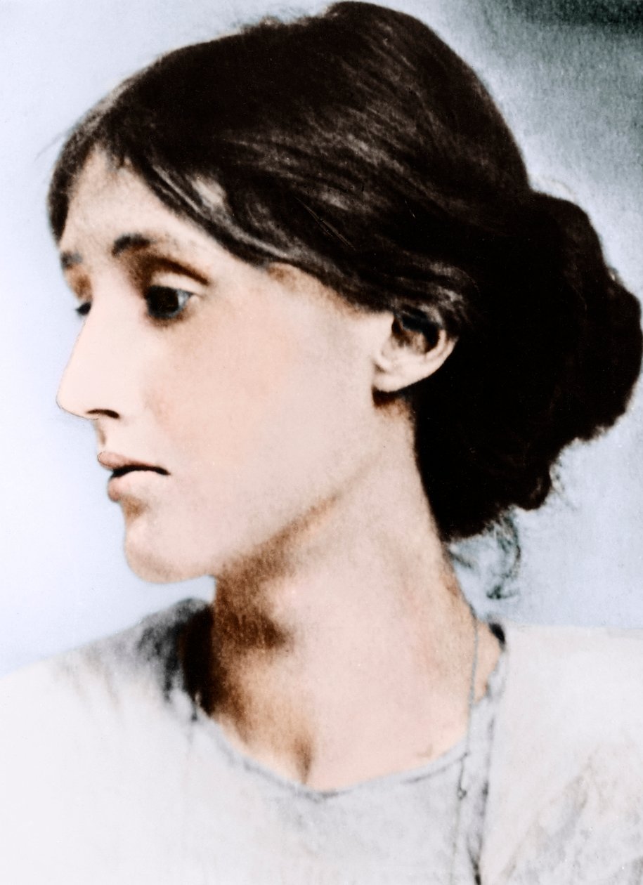 Virginia Woolf, englische Schriftstellerin, Essayistin und Kritikerin, frühes 20. Jahrhundert von Unbekannt