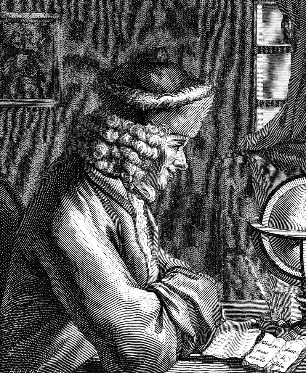 Voltaire, französischer Autor, Dramatiker, Satiriker und Schriftsteller des 18. Jahrhunderts von Unbekannt