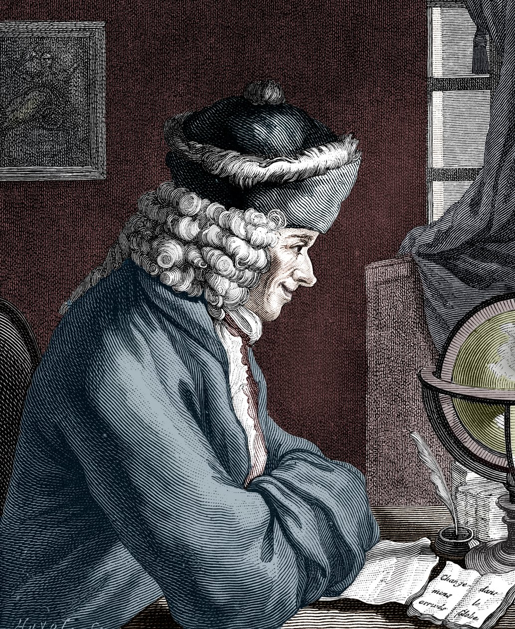 Voltaire, französischer Autor, Dramatiker, Satiriker und Schriftsteller des 18. Jahrhunderts von Unbekannt