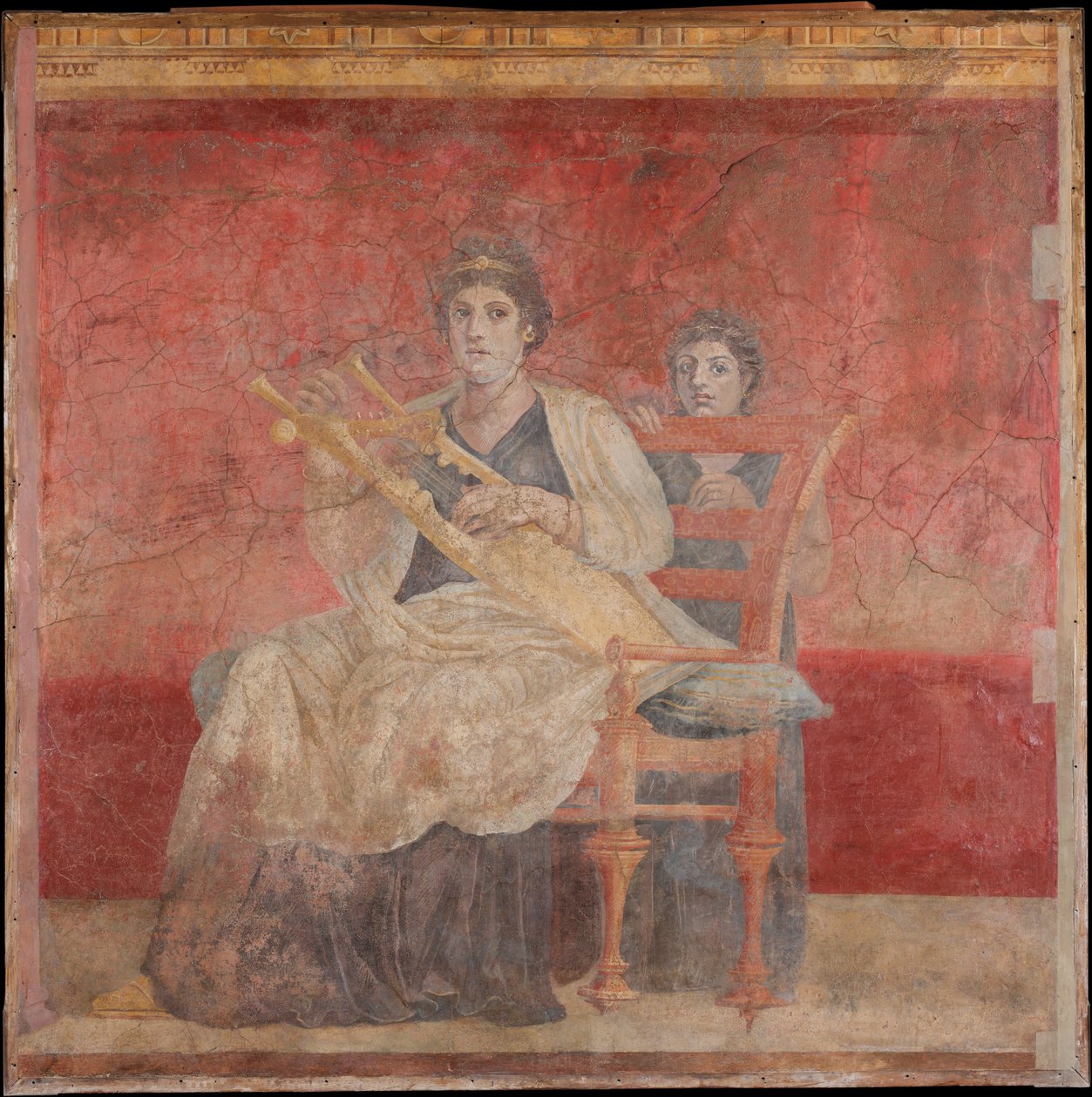 Wandmalerei aus Raum H der Villa von P. Fannius Synistor in Boscoreale, ca. 50-40 v. Chr. von Unbekannt
