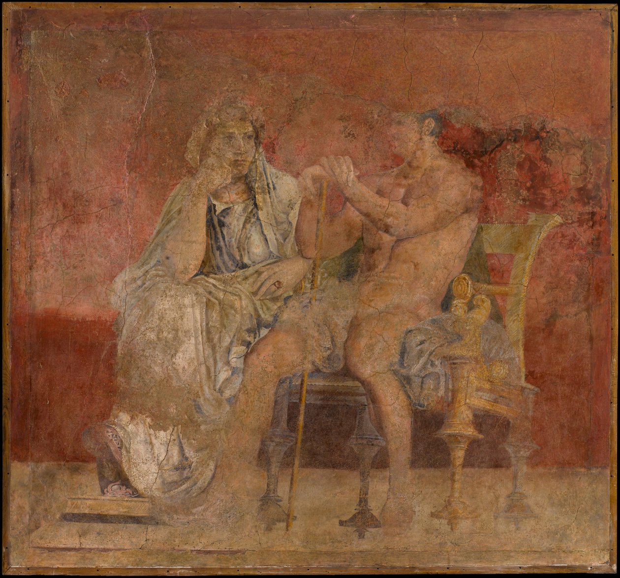Wandmalerei aus Raum H der Villa von P. Fannius Synistor in Boscoreale von Unbekannt