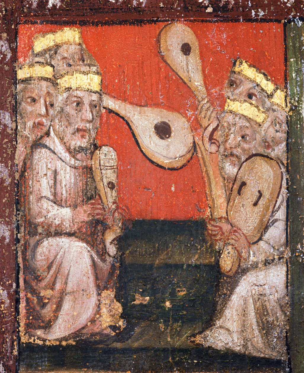 Wandmalerei im Kapitelsaal, Westminster Abbey, London von Unbekannt