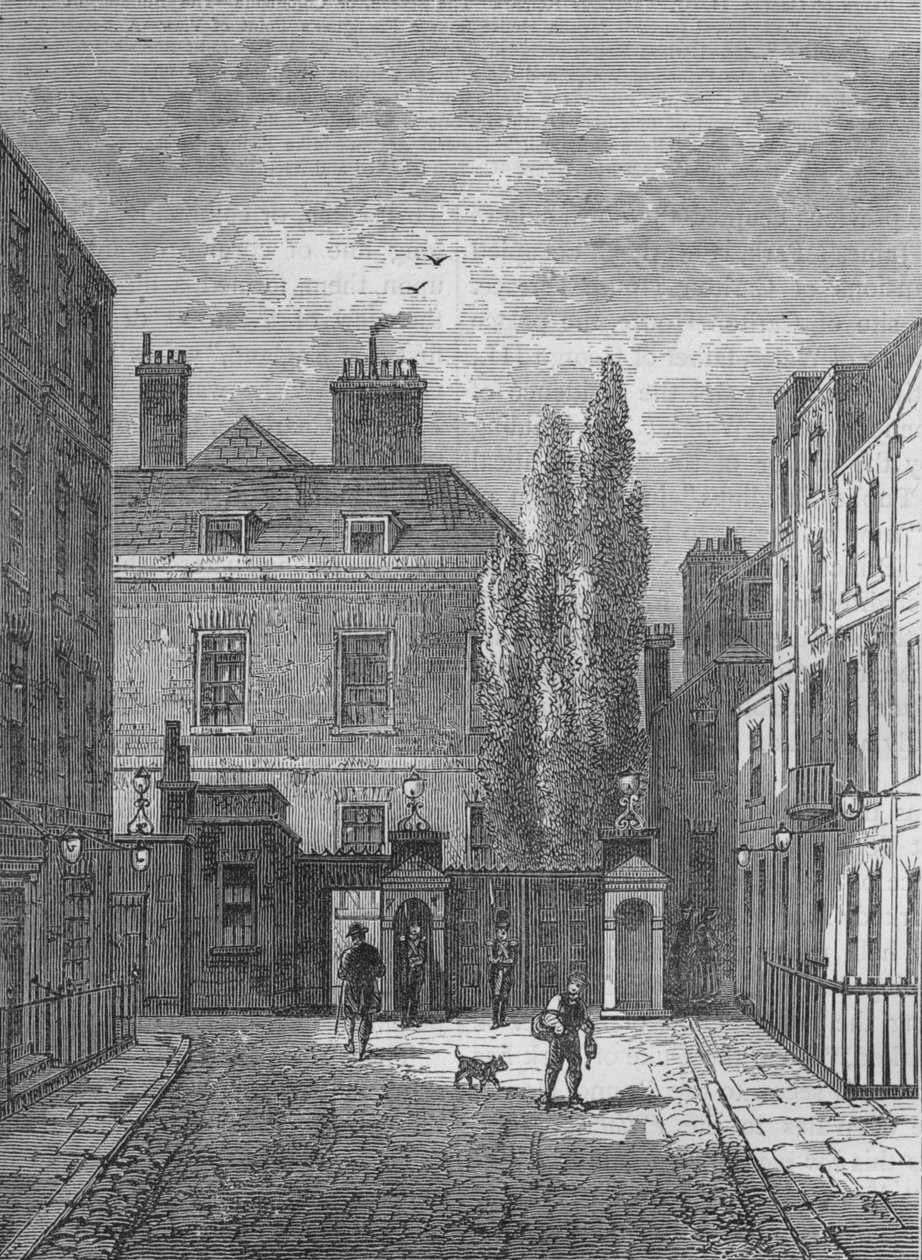 Warwick House, Westminster, London, um 1810 1878 von Unbekannt