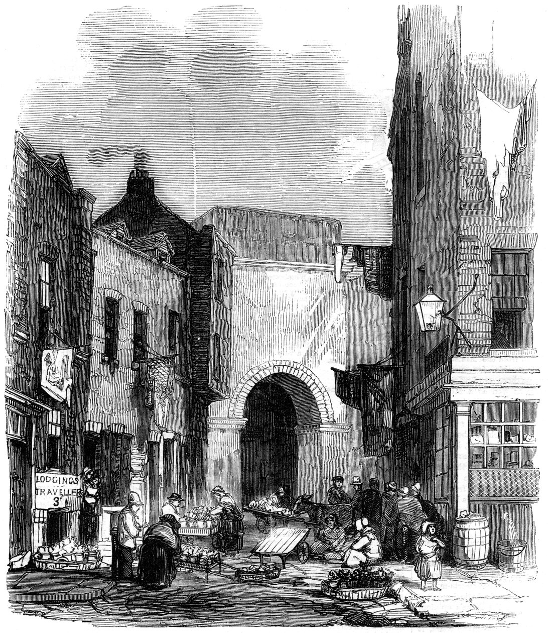 Wassertank in St. Giles in the Fields, London, 1858 von Unbekannt