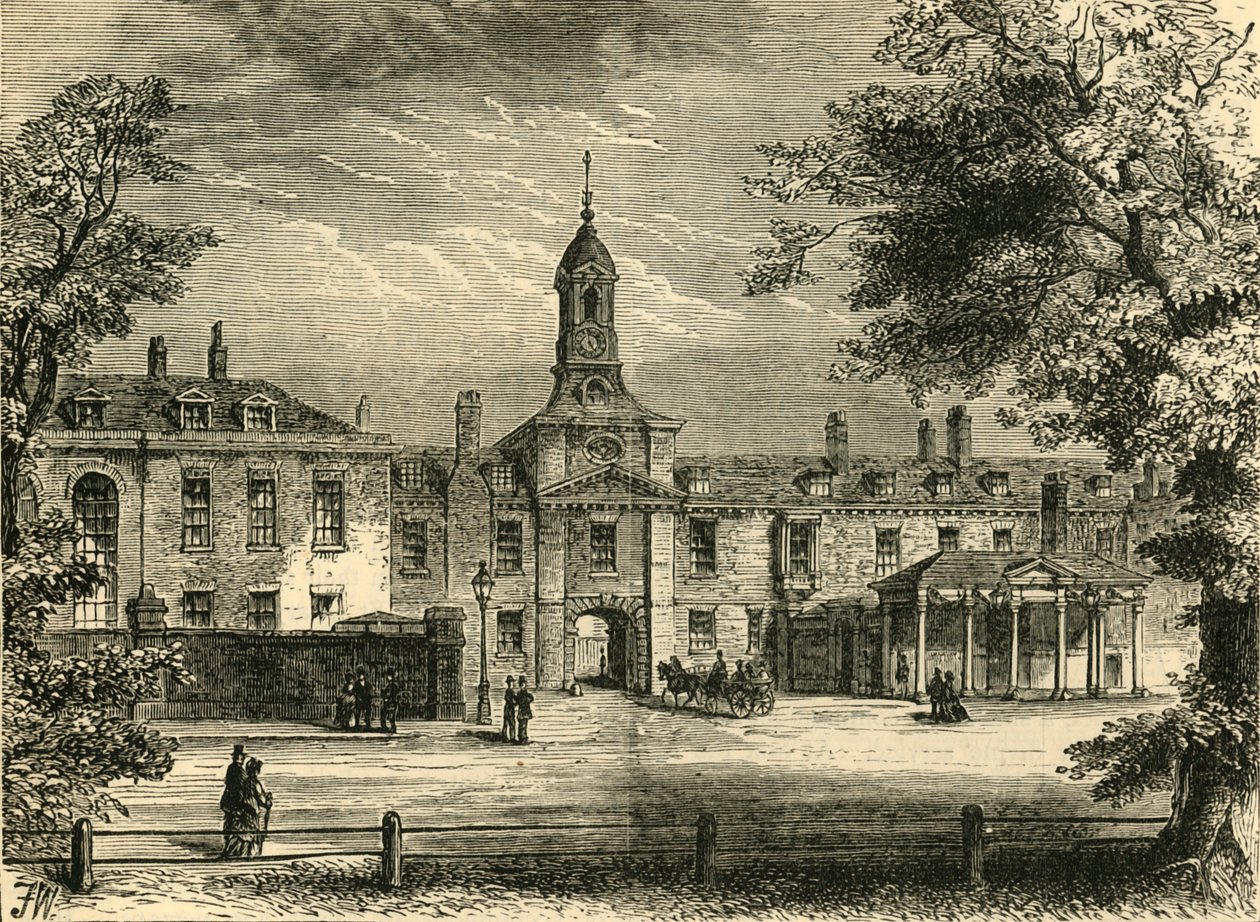 Westfront des Kensington Palace, ca. 1876 von Unbekannt