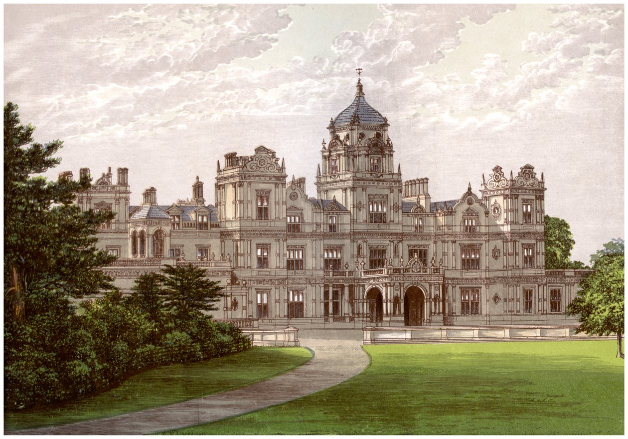 Westonbirt House, Gloucestershire, Heim der Familie Holford, um 1880 von Unbekannt