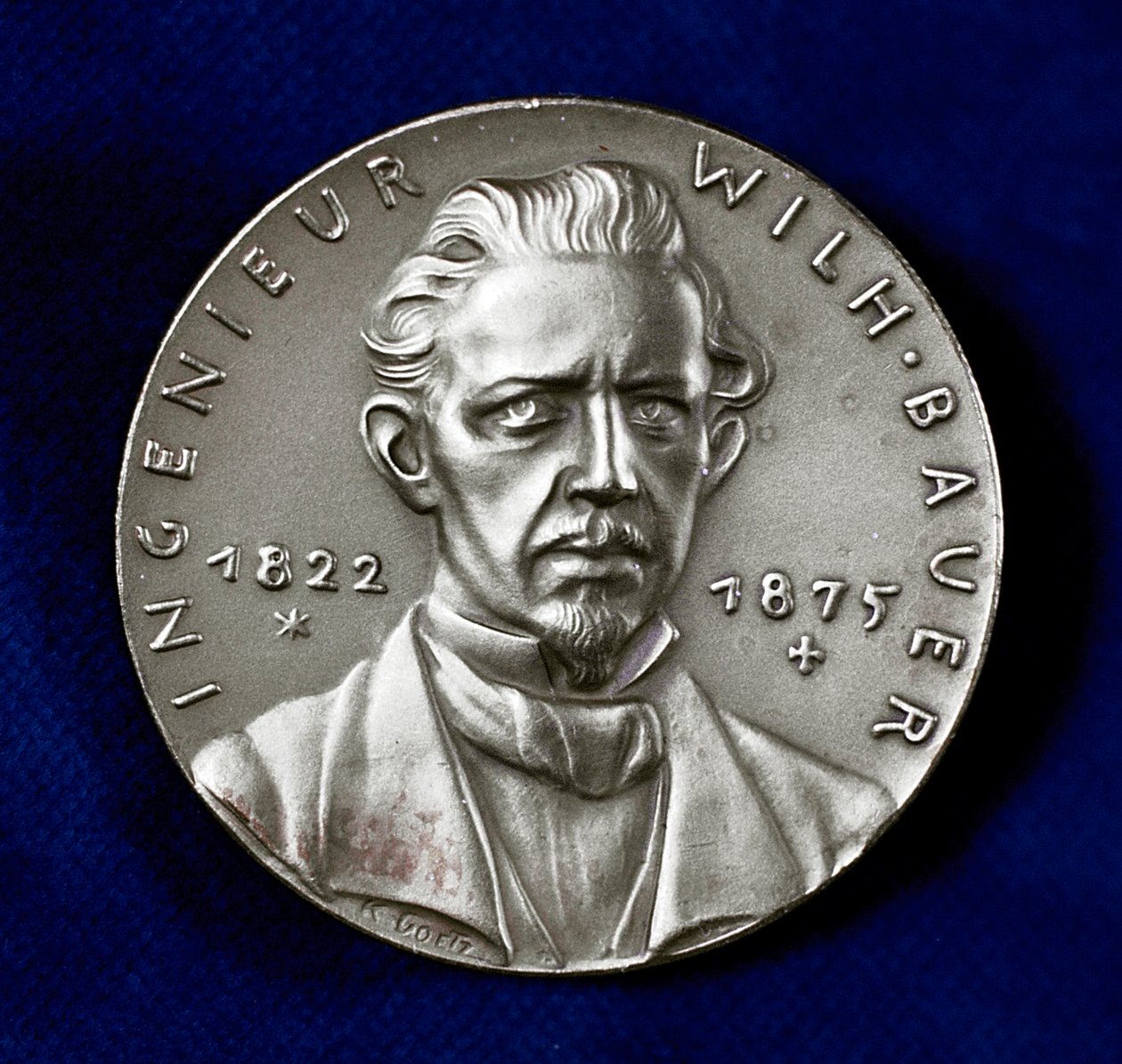 Wilhelm Bauer 1822-1875, deutscher Erfinder und Pionier im U-Boot-Bau von Unbekannt