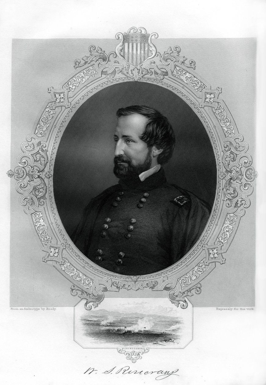 William Rosecrans, Unionsgeneral während des Amerikanischen Bürgerkriegs, 1862-1867 von Unbekannt