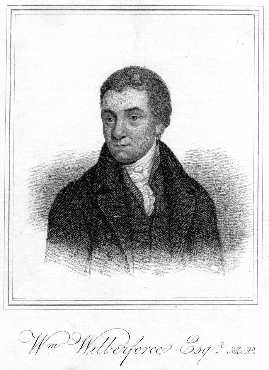 William Wilberforce, Philanthrop, evangelikaler Christ und Anti-Sklaverei-Aktivist, 1821 von Unbekannt
