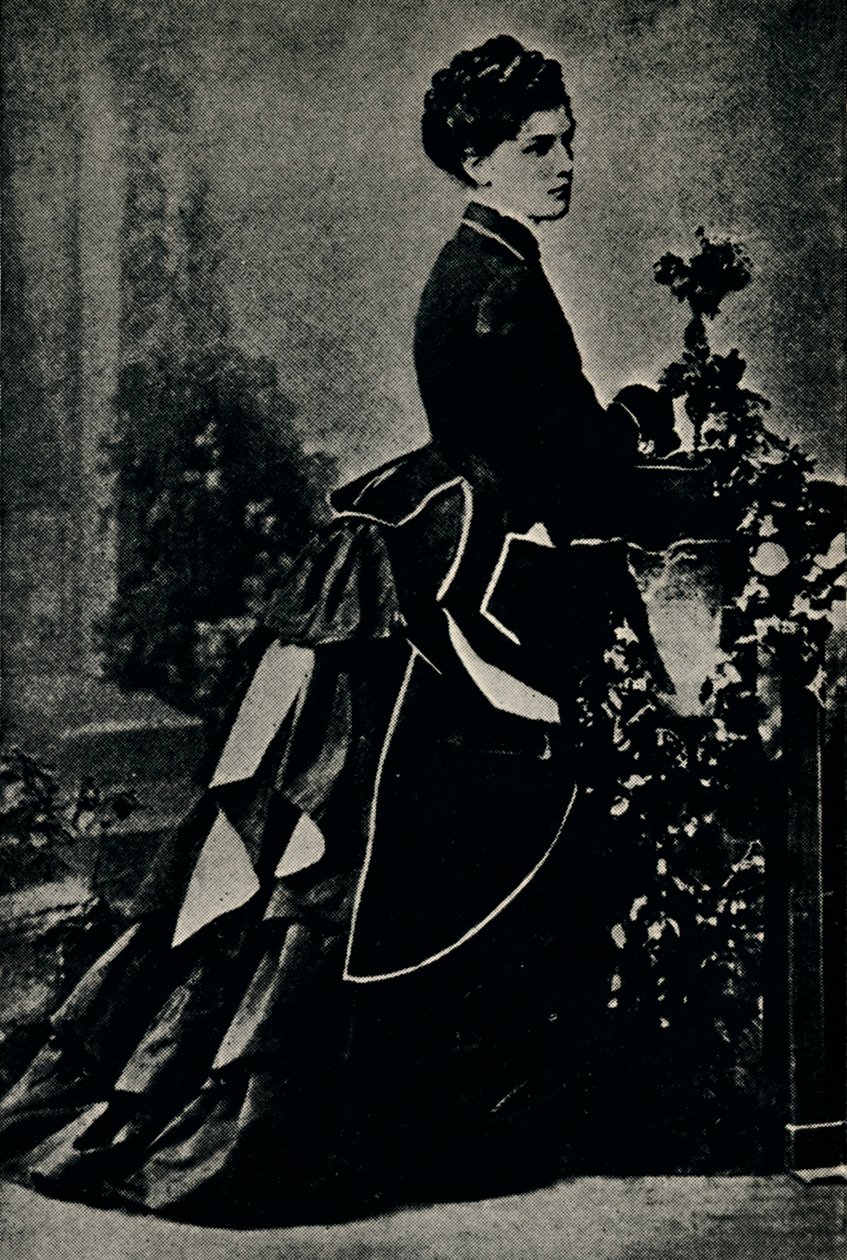 Winston Churchills amerikanische Mutter, 1880er Jahre, 1945 von Unbekannt